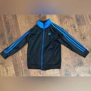Adidas unisex boy girl track jacket sz 7